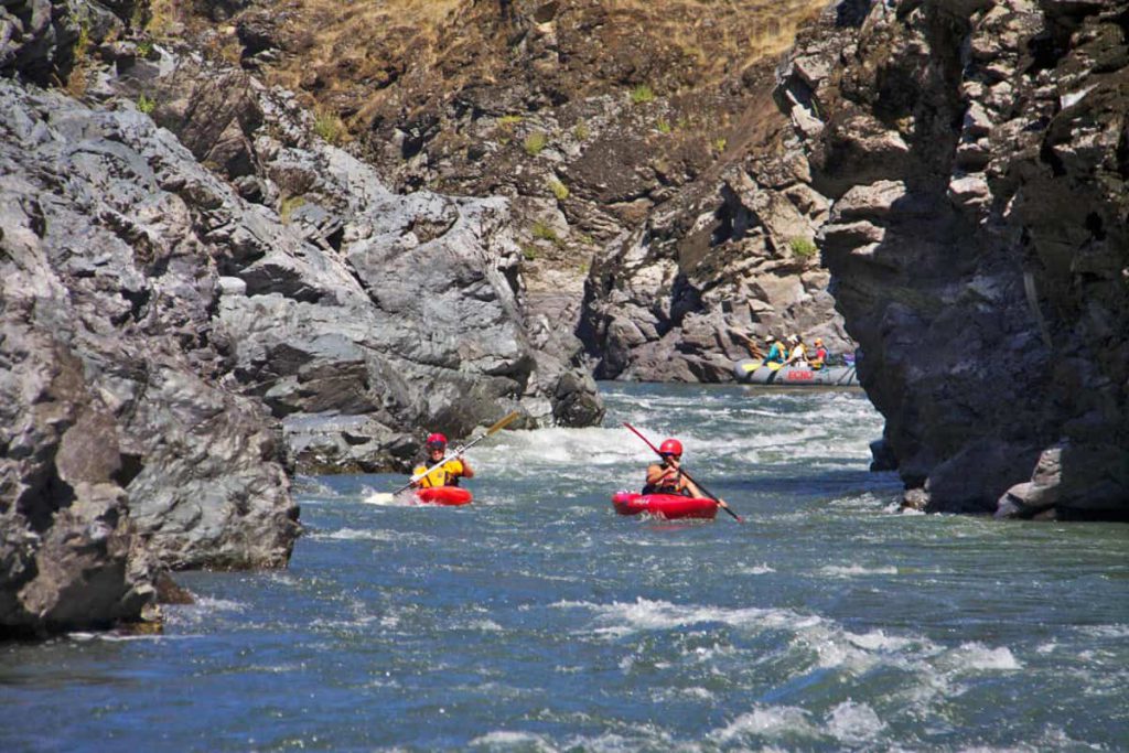 Kayaking Mule Creek Canyon on the Rogue River