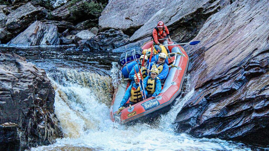 Rafting on Australia's Franklin River