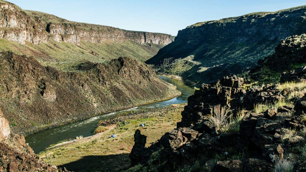 Hike Out Camp on the Owyhee River