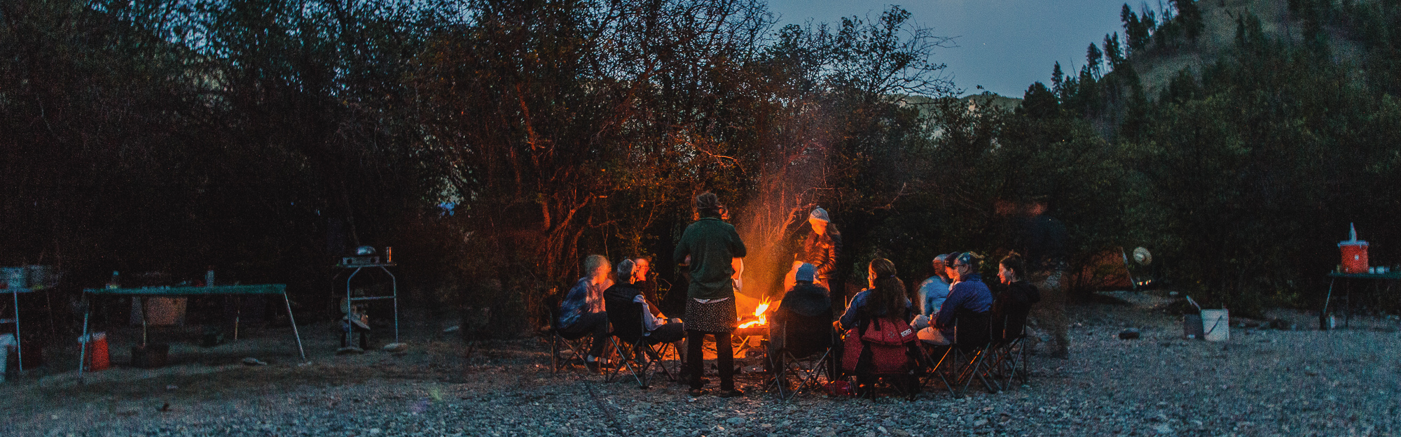 Campfire at Loon Creek