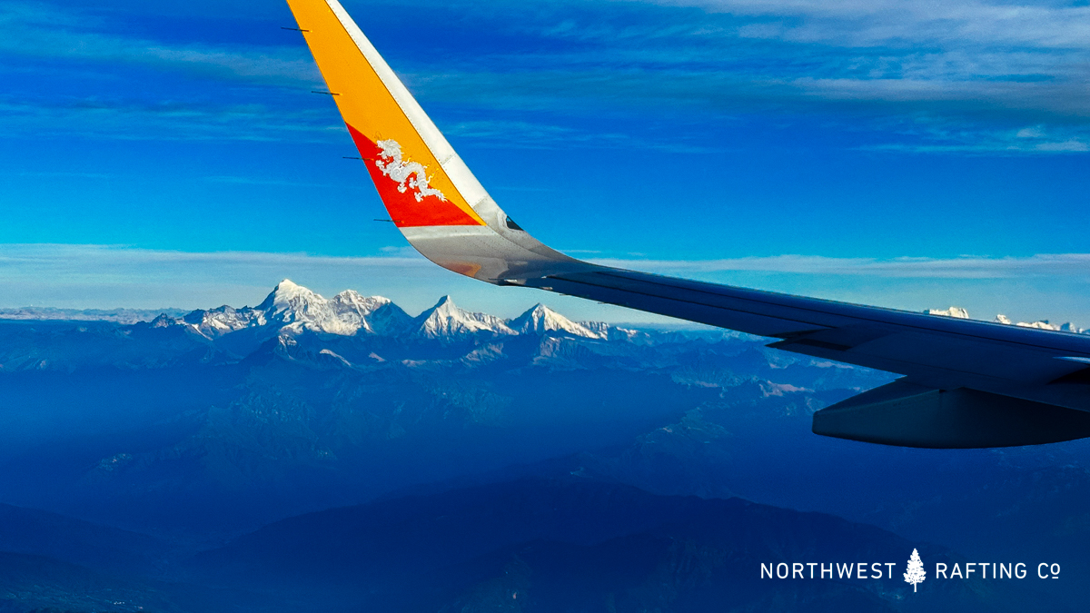 Flying through the Himalayas to Bhutan