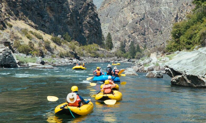 Class I Rapids on the Middle Fork of the Salmon River