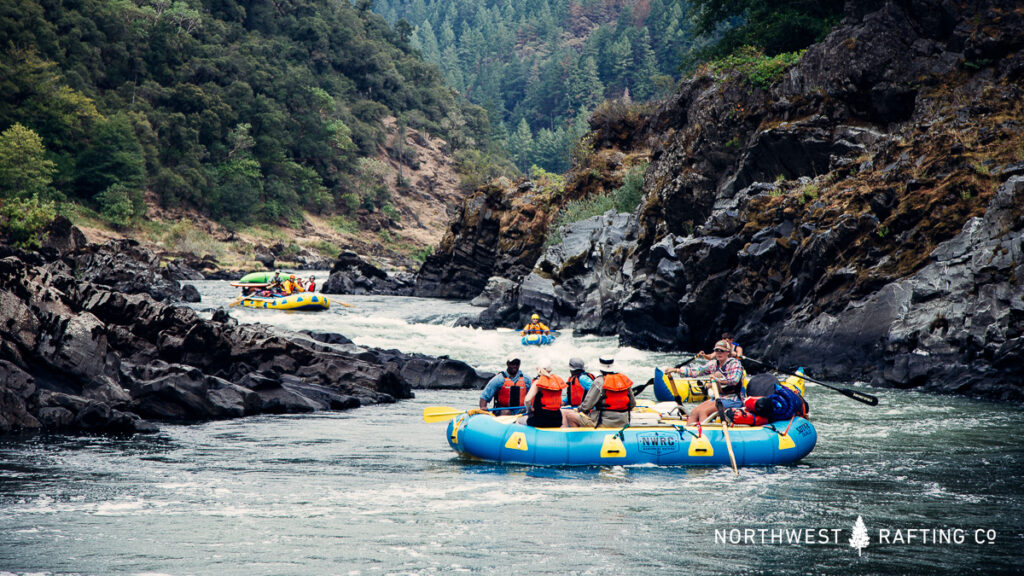 Washboard Rapid on the Rogue River is fun Class II