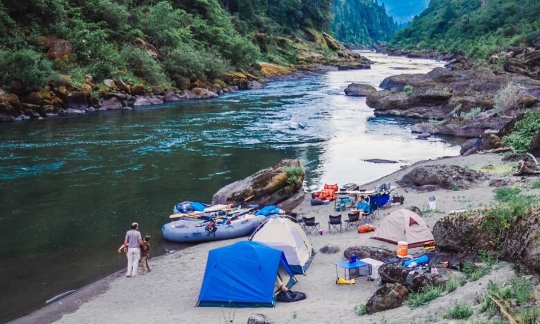 Clay Hill Camp on the Rogue River